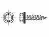 M6.5X50/BN68 Винт; 6,5x50; Головка: шестигранная; нет; сталь; цинк; BN:68; 9,5мм