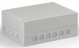 SPCK182510G Cubo S 175 x 250 x 100 мм, 50 мм основание, Pg выбивные отверстие, серая крышка,