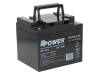 BPL 45-12, Аккум: свиноцово-кислотный; 12В; 45Ач; AGM; необслуживаемый, BPOWER