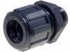 55502470, Концевой разъем прямой; полиамид; черный; 10мм; IP65, LAPP