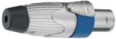 NLT4FX, Cable socket, Speakon STX Silver, 4 Poles, Neutrik