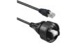 PX0897/5M00 Patch cord; 5м; Buccaneer Ethernet; PIN:8; позолота; 1,5А; IP68