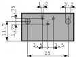 1841857 PSC 1,5/3-M D-sub connector, male
