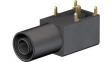 23.3200-21 Angled Safety Socket diam.4mm Black 24A 1kV Gold-Plated