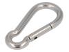 KAR-10-A4 Snap hook; acid resistant steel A4; for rope; L: 100mm; Size: 10mm