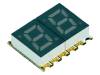 OSK2028A-IR Дисплей: LED; SMD; 7-сегментный; 7мм; красный; 2-10мкд; анод; 0,28"
