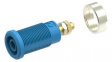 RND 350-00067 Banana Socket  diam.4mm Blue 25A M4 Screw