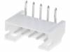 NXW-05K Гнездо; провод-плата; "папа"; PIN:5; 2мм; THT; 1А; луженые; 20мОм