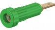 23.1011-25 Press-in Socket 2mm Green 10A 60V Gold-Plated