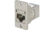 FACK4Bkpm#24 Panel Mount Coupler, RJ45 Socket - RJ45 Socket, Pack of 24 pieces