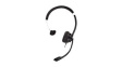 HU411 Headphones, On-Ear, USB, Black / Silver