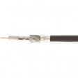RG-6T, PE Coaxial cable   1 x1.02 mm Copper wire blank Black