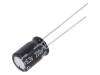 UEP0J221MPD Конденсатор: электролитический; биполярный; THT; 220мкФ; 6,3ВDC