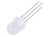 L-819SURKSGW LED; 10мм; двухцветный; красный/зеленый; 350мкд; 50мкд; 50°; катод