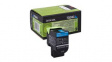 70C2HC0 Toner Cartridge, 3000 Sheets, Cyan