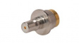 34 MMBX-QMA-50-2/1-- NY Adapter, Straight, MMBX Socket - QMA Socket, 50Ohm
