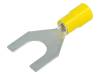 BM 00344 Вилочный; M10; O:10,5мм; 4?6мм2; обжим; на провод; изолированный