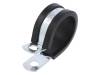 LKD1514 Хомуты; Oпетли: 25,4?27мм; W: 13мм; сталь; Материал корпуса: EPDM