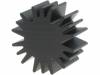 SK58510SA, Радиатор; для диод LED; O:20мм; H:10мм; Цвет: черный, Fischer Elektronik
