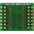 RE932-08 Laboratory card FR4 Epoxide + chem. Ni/Au SO28w Adapter