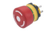 84-5340.0020 Emergency Stop Switch, 2NC, IP65/IP67, Faston Terminal, 2.8 x 0.5 mm