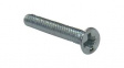 RND 610-00417 [100 шт] Countersunk Cross-Head Screw, Flat Head/Machine, Phillips, PH1, M2, 6mm, Pack of
