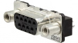 4-338313-2 9POS.HD-20 REC.ASSY D Subminiature Connector 9 Contact(s) Female Solder Terminal M3 Receptacle