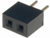 ZL265-2SG Гнездо; штыревое; "мама"; PIN:2; прямой; 2мм; THT; 1x2; дл.2,5мм