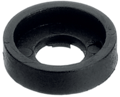 72030599, Screw rosette, black, Emico