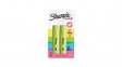 1825660 [2 шт] Marker Pen, Yellow, Highlighter, Fine/Medium/Broad, 2pcs
