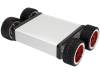 MR100-001.1C Колесное шасси; серебристый; 187x120x53мм; 6ВDC; Кол-во двигат: 4