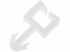 FIX-MWS-14, Держатель для проводов; полиамид; Внутр.шир:4,3мм; натуральный, FIX&FASTEN