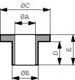IB 4 [100 шт] Insulating bush TO-3 PU=100 p.