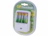 PB420 + 4XAA 2500MAH Заряд.устр: для аккумуляторов; Ni-MH; Размер: AA, AAA