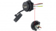 1310-0005-01 Кабель / адаптер; гнездо USB A, вилка USB A; V: USB 2.0; IP65