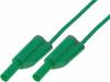 2612-IEC-100-GN, Измерительный провод; 1м; зеленый; 20А; Сечен.провода:1мм2, Electro-PJP
