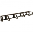 1UCABLEBAR/REC Cable manager, set back, with 4 black hooks