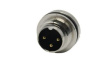 RND 205-01408 Mini Connector Plug 3 Contacts, 7A, 250V, IP67