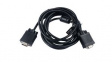 V7E2VGA-03M-BLK Video Cable, VGA Plug - VGA Plug, 1920 x 1080, 3m