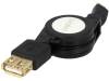 AA0069 Кабель; OTG, USB 2.0; гнездо USB A, вилка micro USB B; 0,75м