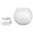 XMCL18 LED candle in frosted plastic holder