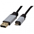 PLA-175B-S-1 USB 2.0 cable 1 m Black