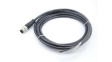 1200061345 Micro-Change (M12) Single-Ended Cordset 5 Poles Male (Straight) to Pigtail 0.34mm² Black PVC Cable 5.0m (16.40') Length