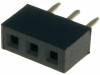 ZL265-3SG Гнездо; штыревое; "мама"; PIN:3; прямой; 2мм; THT; 1x3; дл.2,5мм