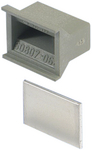 20808-061, Panel handle, plastic Grey, Schroff