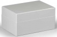 DABP162412G Cubo D 160 x 240 x 121 мм, глухая стенка, серая крышка, ABS, IP 66/67