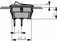 1881.1105 ROCKER; SPST; Положения:2; OFF-ON; 12A/250ВAC; белый; IP40; 100мОм