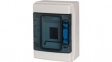 IKA-1/4-ST-UV Distribution Board Enclosure, UV-stable, 166 x 110 x 231 mm, Grey, Clear, ABS, I