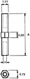 PCS 025 Standoff 6.4 mm