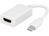CV0036A, Адаптер; вилка mini DisplayPort; белый, LOGILINK